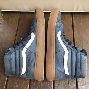 Blue Suede Hightop Vans